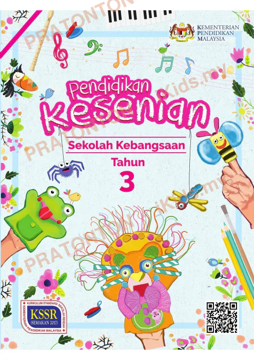 Pratonton muka 1 lembaran Pendidikan Kesenian — Pendidikan Kesenian Tahun 3