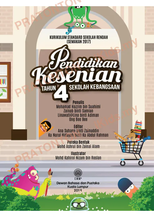 Pratonton muka 1 lembaran Pendidikan Kesenian 7 — Pendidikan Kesenian Tahun 4