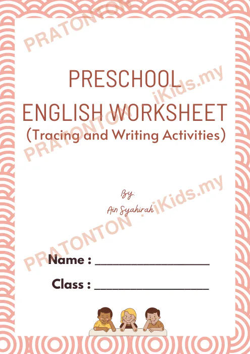 Pratonton muka 1 lembaran PRESCHOOL — Bahasa Inggeris Tahun 1
