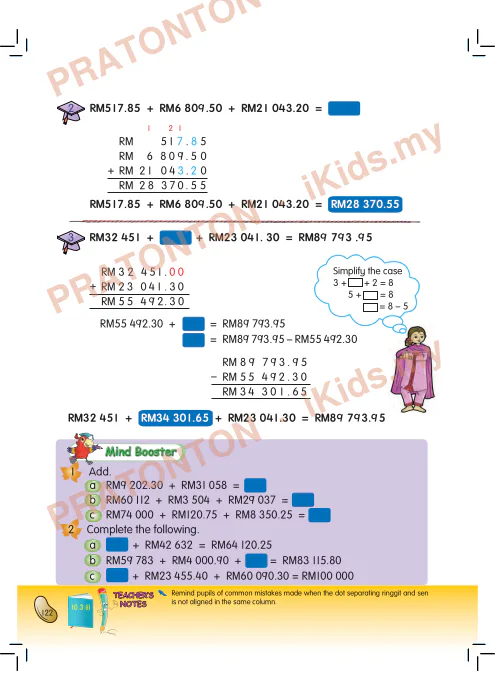 Pratonton muka 129 lembaran RUKUN NEGARA — Matematik Tahun 4
