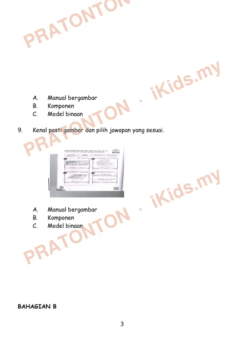 Pratonton muka 3 lembaran SEKOLAH KEBANGSAAN TAMAN DUSUN NYIOR, SEREMBAN — Sains Tahun 2