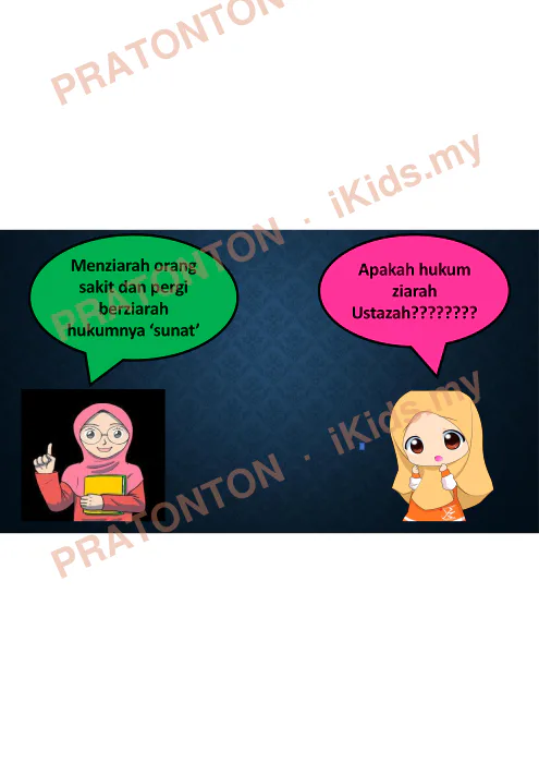 Pratonton muka 4 lembaran Slaid Pendidikan Islam Tahun 6 — Adab Berziarah — Pendidikan Islam Tahun 6