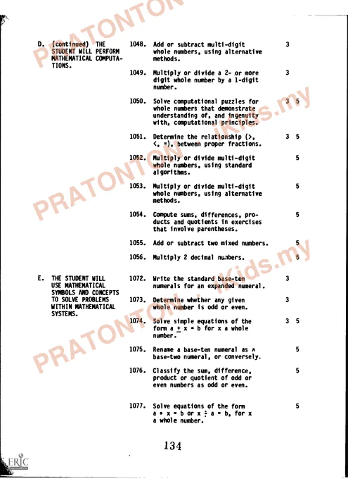 Pratonton muka 133 lembaran Superstars II — Modul Pengayaan Matematik Aras Pertengahan (Bahasa Inggeris) — Matematik Tahun 5