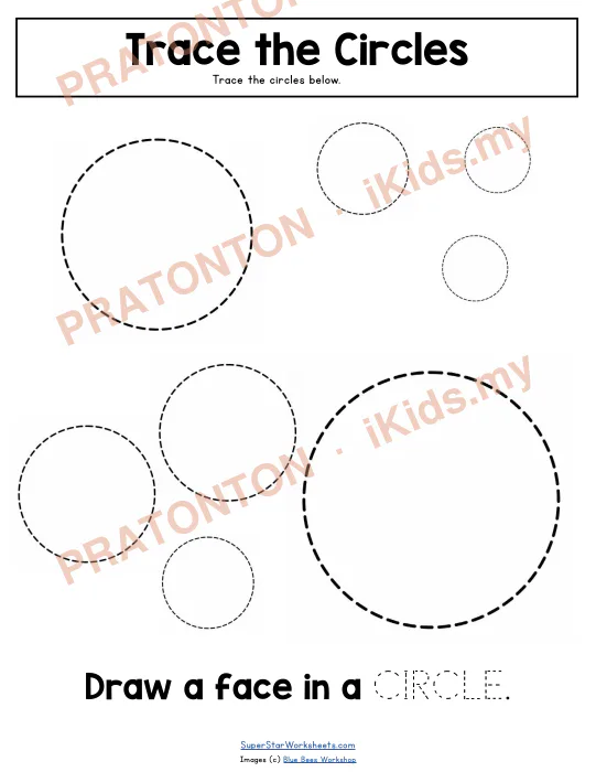 Pratonton muka 1 lembaran SuperStarWorksheets.com — Matematik Tahun 1