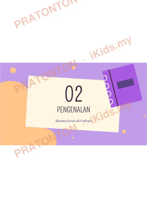 Pratonton muka 4 lembaran Tilawah Pendidikan Islam 5 — Pendidikan Islam Tahun 3