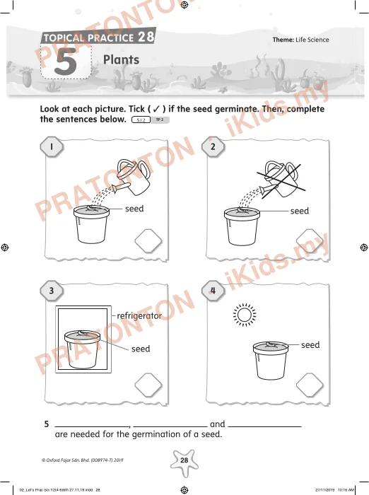 Pratonton muka 10 lembaran TOPICAL PRACTICE 19 — Sains Tahun 2