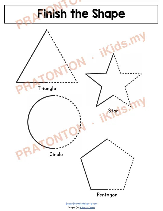 Pratonton muka 1 lembaran Triangle — Matematik Tahun 1