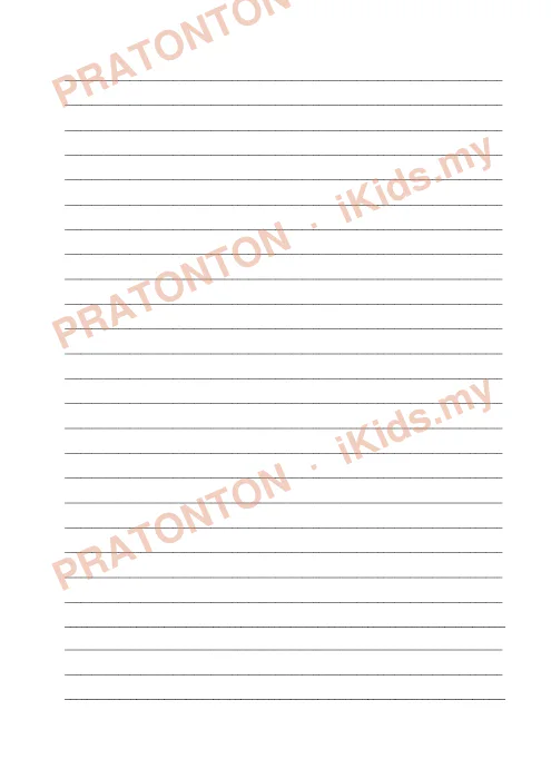 Pratonton muka 4 lembaran Ujian Bahasa Melayu Tahun 5 — Penulisan Bahagian A (Gambar) — Bahasa Melayu Tahun 5