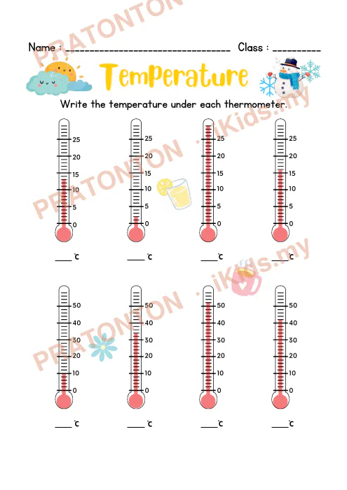 Pratonton muka 8 lembaran Weather — Sains Anak Istimewa