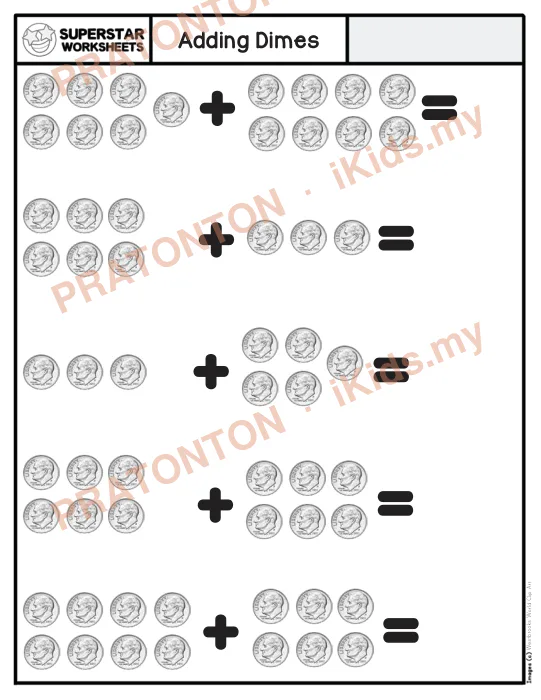 Pratonton muka 1 lembaran Westbrooks World Clip Art — Matematik Tahun 1