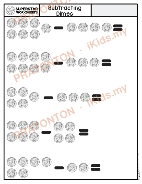 Pratonton muka 1 lembaran Westbrooks World Clip Art — Matematik Tahun 1