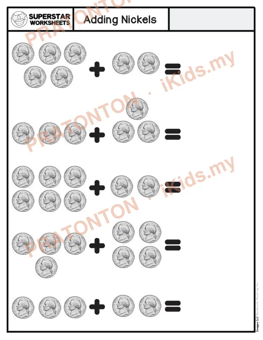 Pratonton muka 1 lembaran Westbrooks World Clip Art — Matematik Tahun 1