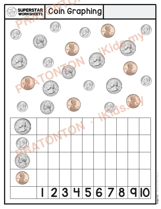 Pratonton muka 1 lembaran Westbrooks World Clip Art — Matematik Tahun 1