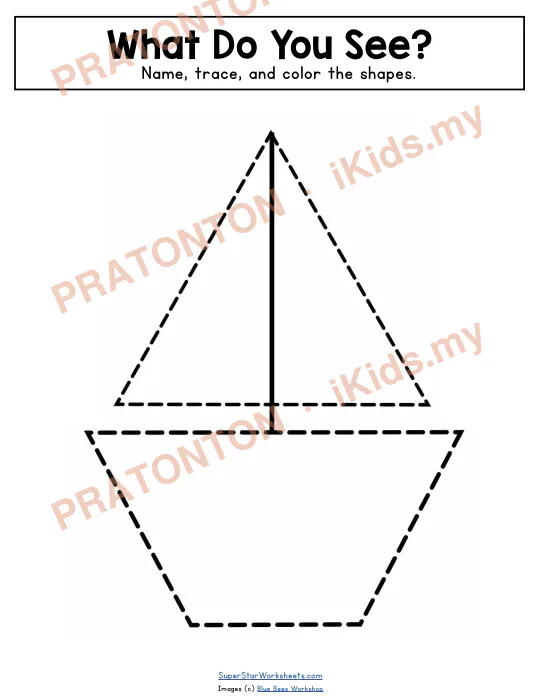 Pratonton muka 1 lembaran What Do You See? — Matematik Tahun 1
